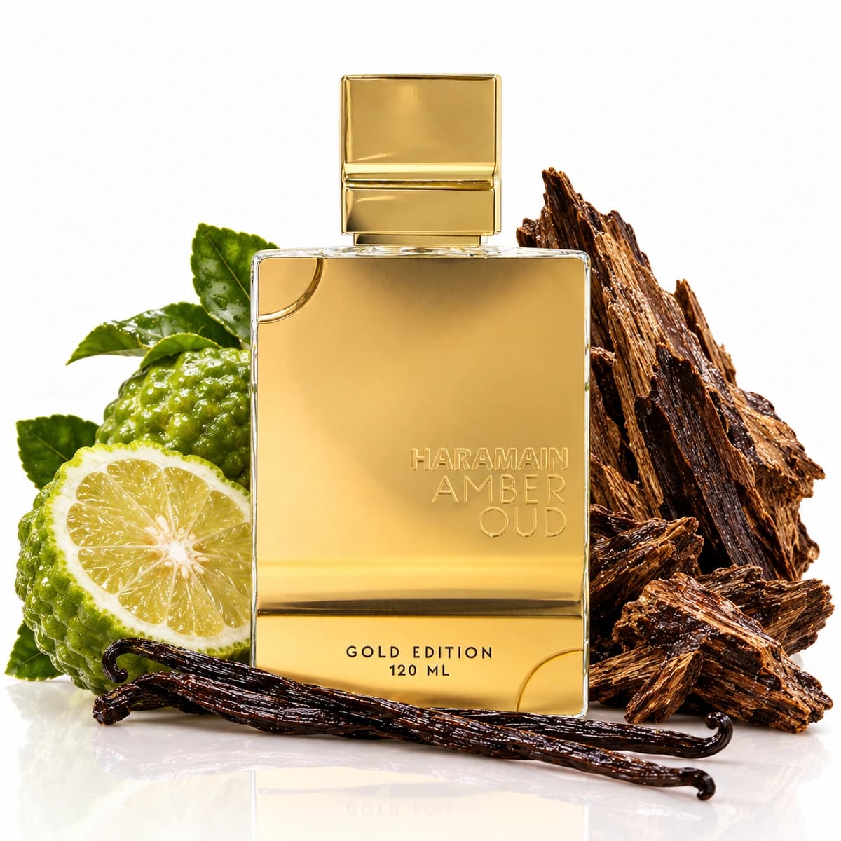 Al Haramain Amber Oud Gold Edition with fragrance notes