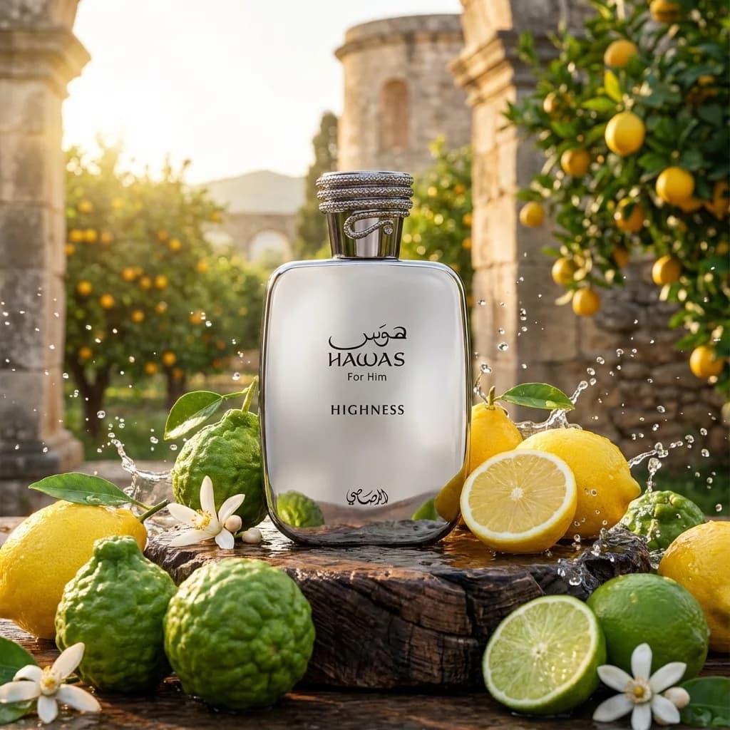 Rasasi Hawas Highness with fragrance notes