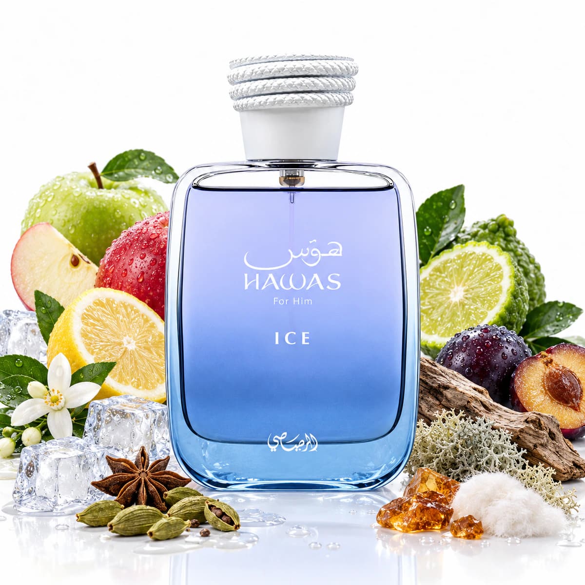 Rasasi Hawas Ice with fragrance notes
