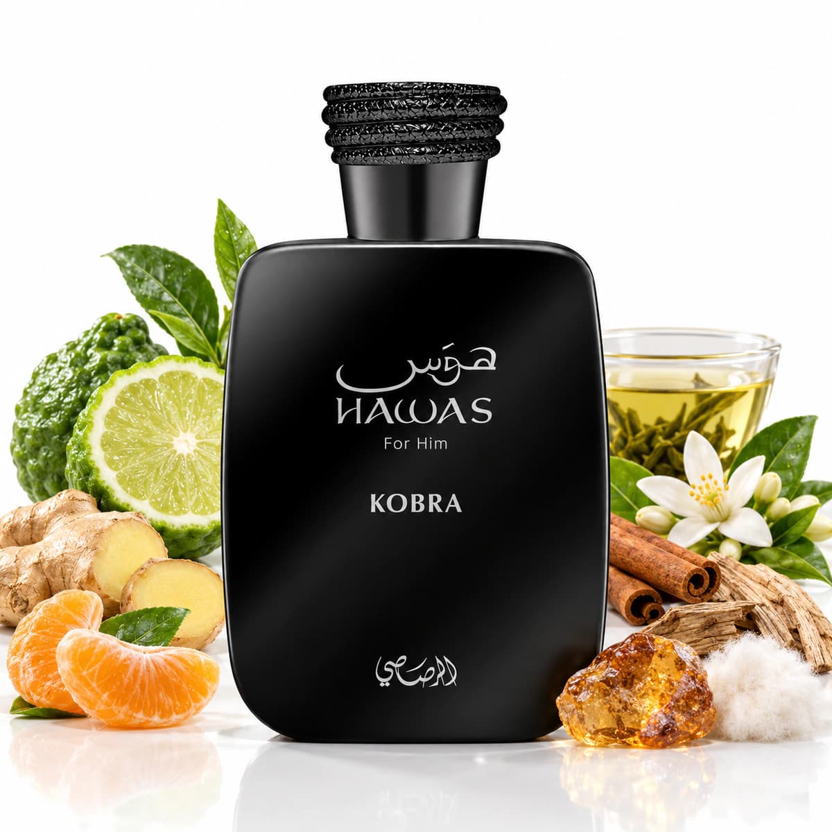 Rasasi Hawas Kobra with fragrance notes